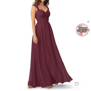 Azazie Bridesmaids Dress Cabernet